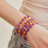 Louisiana State University Beaded Bracelet Set - Louisiana State University