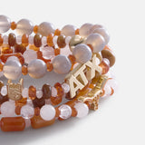 University of Texas at Austin Beaded Bracelet Set - University of Texas at Austin