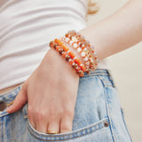 University of Texas at Austin Beaded Bracelet Set - University of Texas at Austin