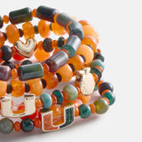 University of Miami Beaded Bracelet Set - University of Miami