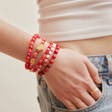 University of Alabama Beaded Bracelet Set - University of Alabama