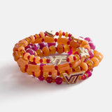 Virginia Tech University Beaded Bracelet Set - Virginia Tech University