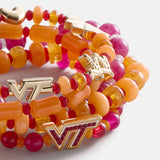 Virginia Tech University Beaded Bracelet Set - Virginia Tech University
