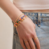 University of Florida Beaded Charm Bracelet - University of Florida