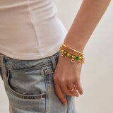 University of Oregon Beaded Charm Bracelet - University of Oregon