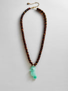 Sun Drift Semi-Precious Pendant Necklace - Seahorse