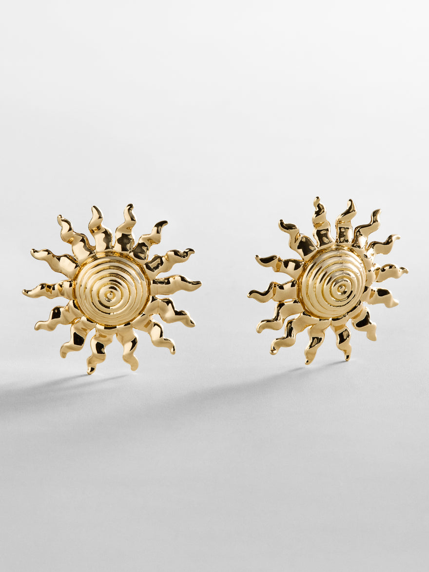 Catching Sunshine Earrings - Sun