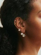 BaubleBar Oval|8MM - 
    Drop crystal earrings 
  
