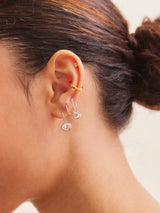 BaubleBar Oval|8MM - 
    Drop crystal earrings
  
