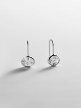 BaubleBar Oval|8MM - 
    Drop crystal earrings
  
