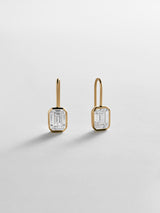 BaubleBar Emerald|8MM - 
    Drop crystal earrings 
  
