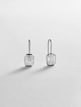 BaubleBar Emerald|8MM - 
    Drop crystal earrings
  
