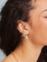 BaubleBar Emerald|10MM - 
    Drop crystal earrings
  

