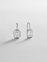 BaubleBar Emerald|10MM - 
    Drop crystal earrings
  
