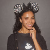 Disney Minnie Mouse Skeleton Halloween Ears Headband