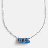 NFL Slogan Charm Necklace - Detroit Lions