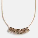 NFL Slogan Charm Necklace - Pittsburgh Steelers