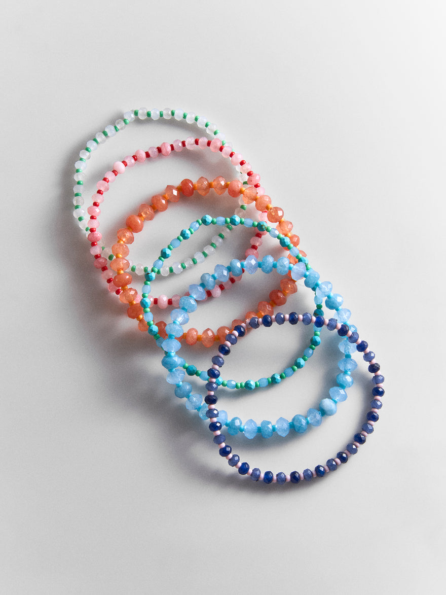 Darla Beaded Bracelet Set - Multi