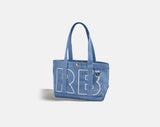 BaubleBar Small - 
    Personalized canvas tote bag with custom embroidered initials 
  
