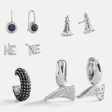 NFL Earring Stack Set - New England Patriots