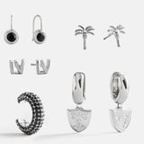 NFL Earring Stack Set - Las Vegas Raiders