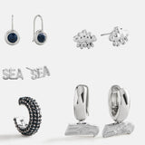 NFL Earring Stack Set - Seattle Seahawks