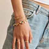NFL Beaded Charm Bracelet - Green Bay Packers
