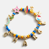 NFL Beaded Charm Bracelet - Los Angeles Chargers