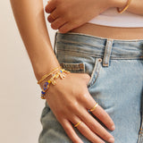 NFL Beaded Charm Bracelet - Los Angeles Rams