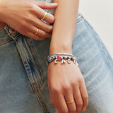 NFL Beaded Charm Bracelet - Philadelphia Eagles