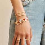 NFL Beaded Charm Bracelet - San Francisco 49ers