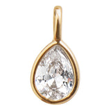 Pear Cubic Zirconia Cluster Charm