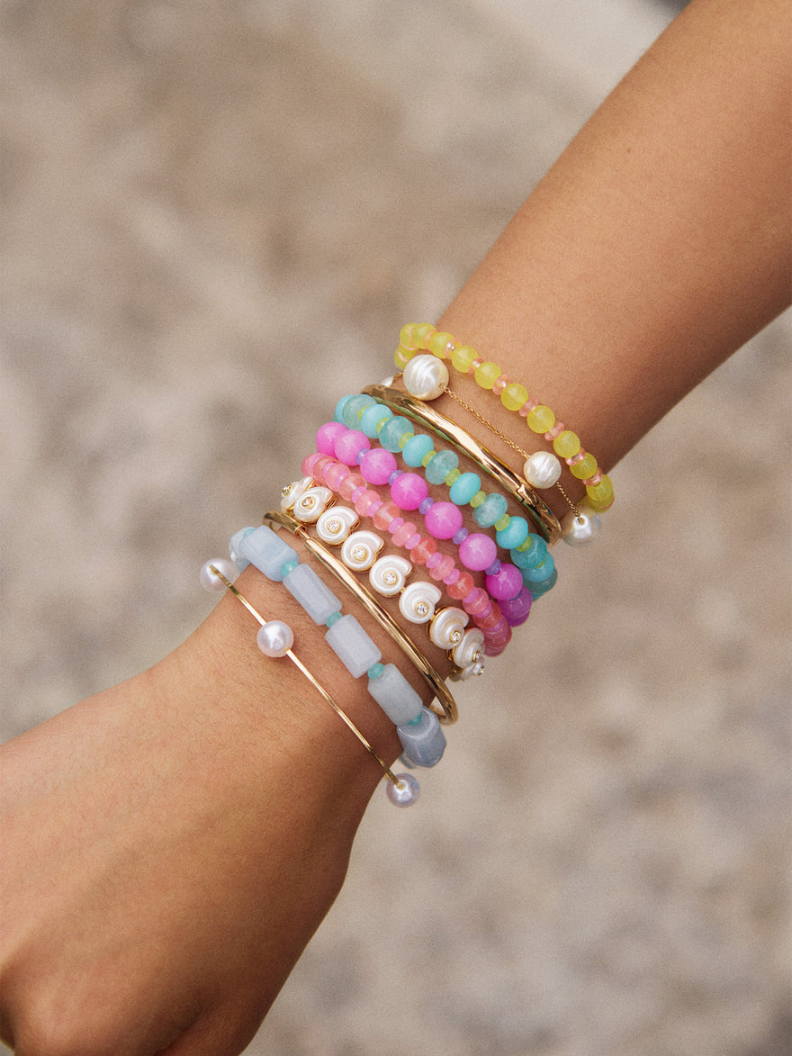 Darcy Beaded Bracelet Set - Light Multi