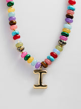 BaubleBar I - 
    Beaded letter necklace


  
