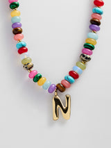 BaubleBar N - 
    Beaded letter necklace


  
