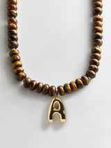 BaubleBar A - 
    Beaded letter necklace


  
