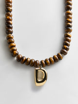 BaubleBar D - 
    Beaded letter necklace


  
