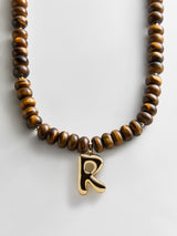 BaubleBar R - 
    Beaded letter necklace


  
