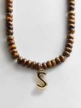BaubleBar S - 
    Beaded letter necklace


  
