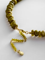 BaubleBar Joyce Semi-Precious Beaded Necklace - Lemon Jade - 
    Beaded necklace for stacking 
  
