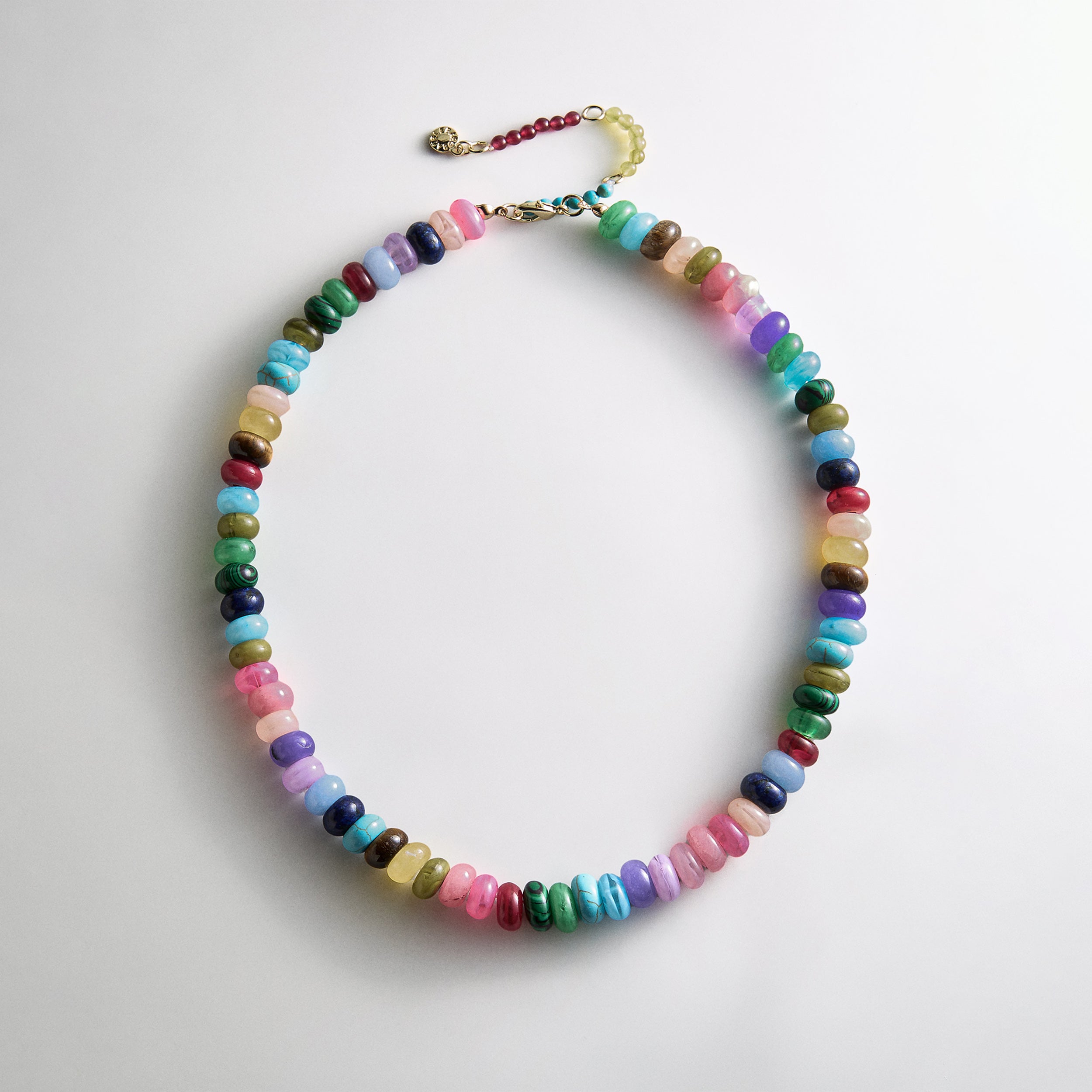 Joyce Semi-Precious Beaded Necklace - Multi Bead