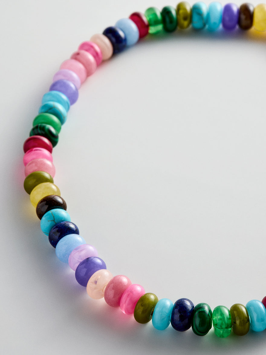 Joyce Semi-Precious Beaded Necklace - Multi