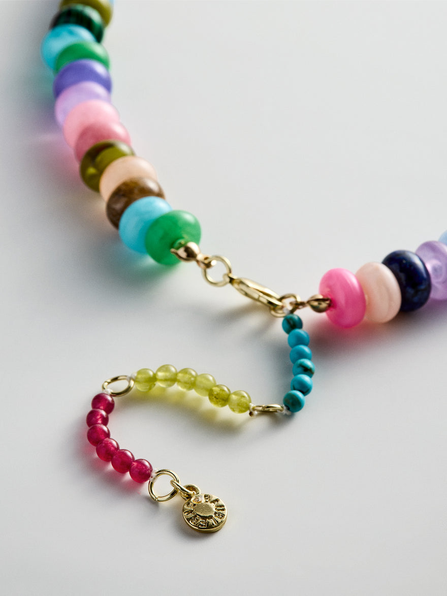 Joyce Semi-Precious Beaded Necklace - Multi