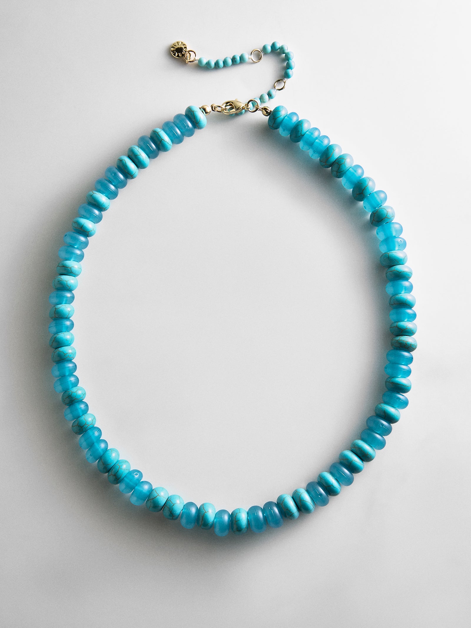 Joyce Semi-Precious Beaded Necklace - Turquoise