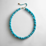 Joyce Semi-Precious Beaded Necklace - Turquoise Bead