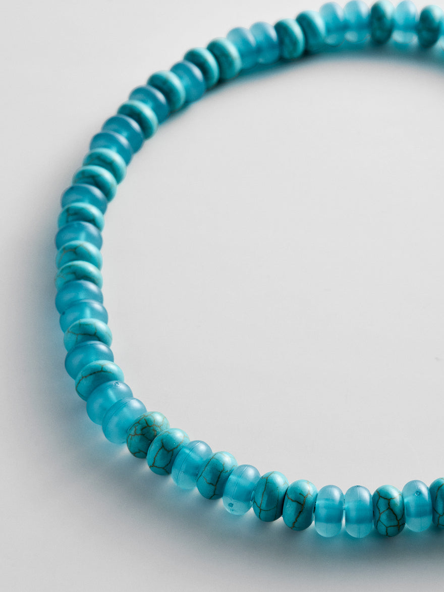 Joyce Semi-Precious Beaded Necklace - Turquoise