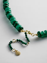 BaubleBar Joyce Semi-Precious Beaded Necklace - Malachite - 
    Beaded necklace for stacking 
  
