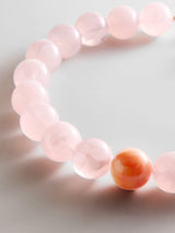 BaubleBar Jane Beaded Necklace - Rose Quartz/Carnelian - 
    Chunky statement necklace
  

