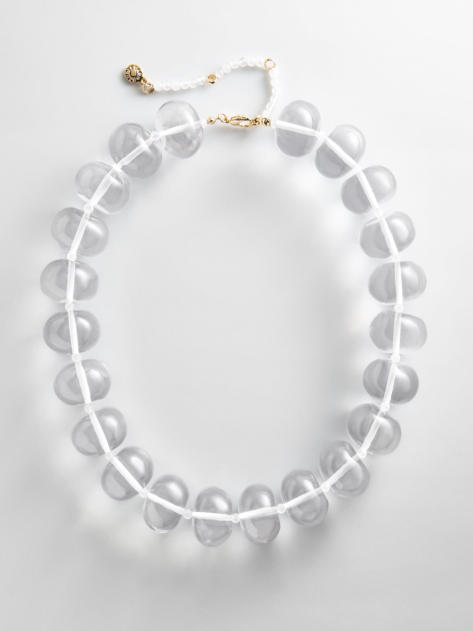 Joan Semi-Precious Necklace - Clear Quartz