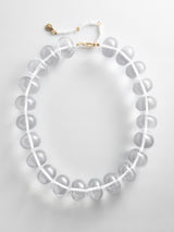 BaubleBar Joan Semi-Precious Necklace - Clear Quartz - 
    Chunky statement necklace
  
